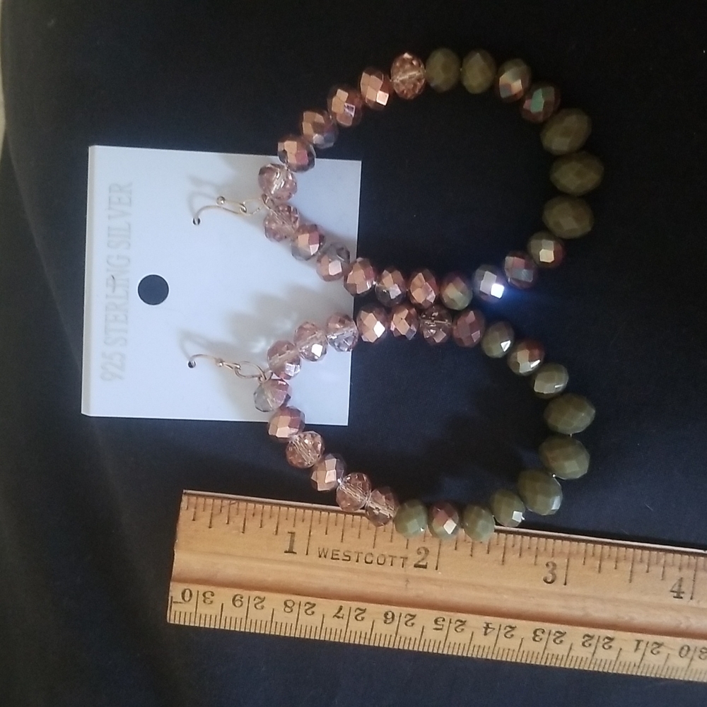 Beaded Drop Earring